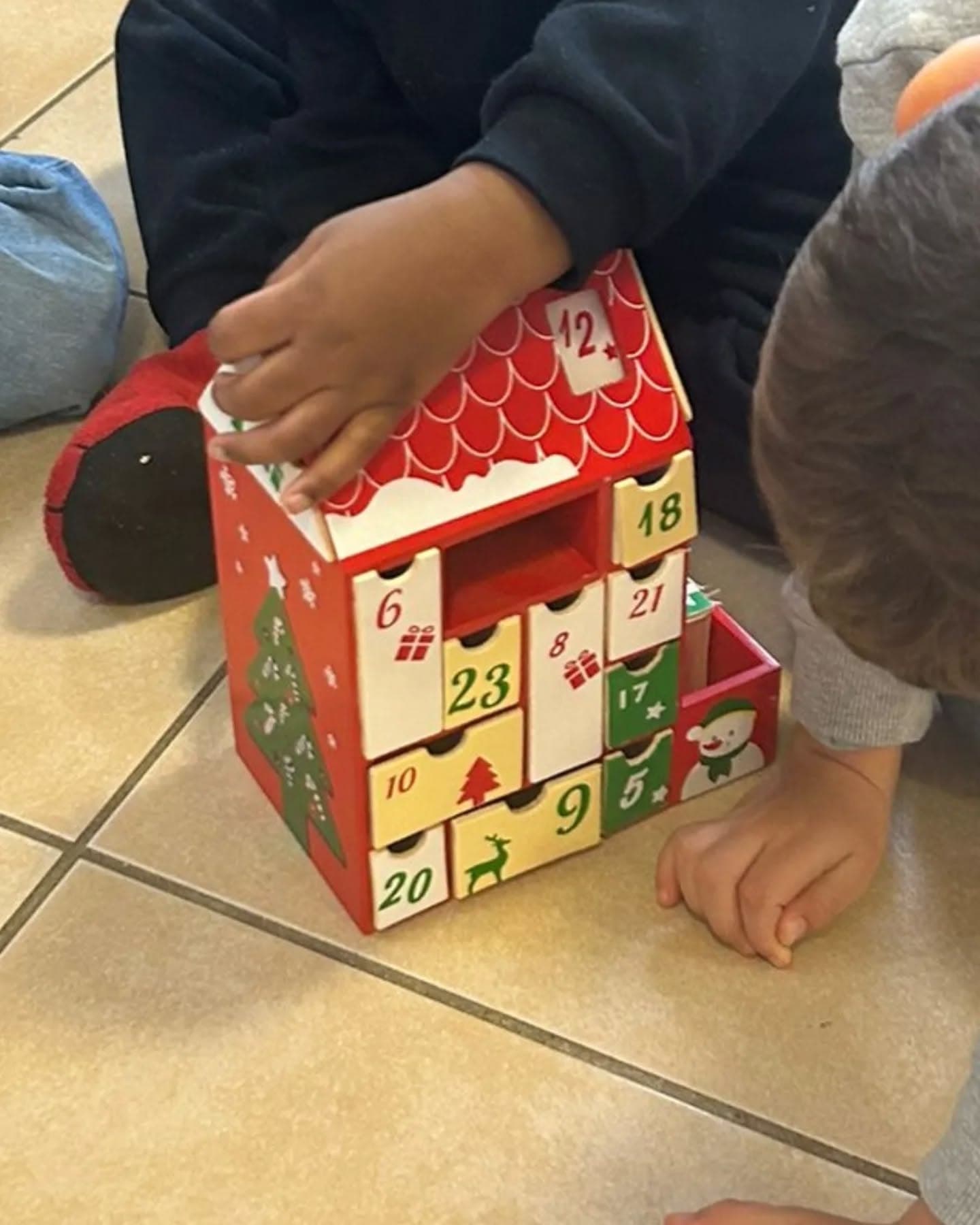 Moments de jeux pendant Noël